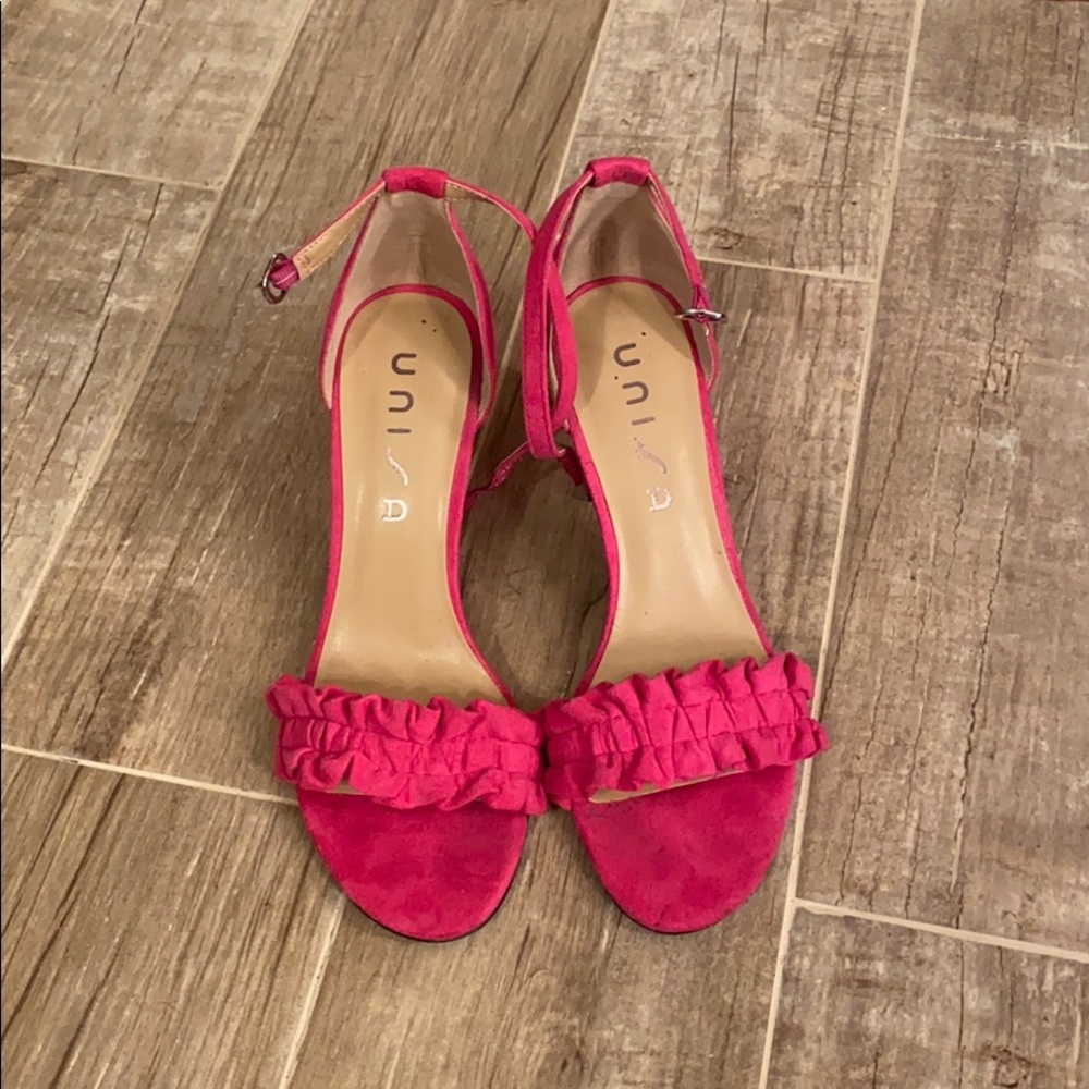 Hot pink heels